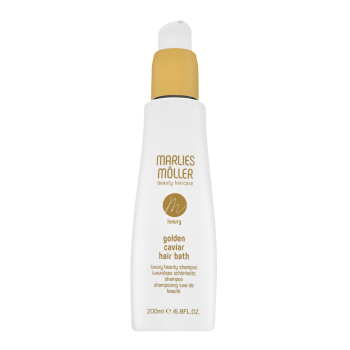 Marlies Möller Luxury Golden Caviar Hair Bath posilující šampon pro poškozené vlasy 200 ml