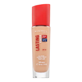 Rimmel London Lasting Finish 25HR SPF20 Full Coverage Lightweight Foundation Flüssiges Make Up für eine einheitliche und aufgehellte Gesichtshaut 160 30 ml
