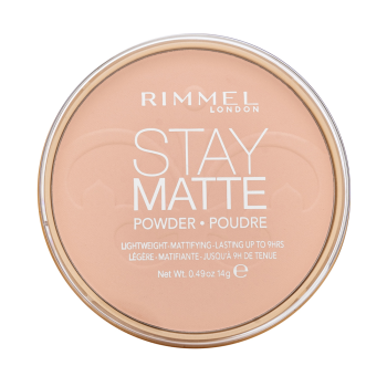 Rimmel London Stay Matte Long Lasting Pressed Powder puder z formułą matującą 002 Pink Blossom 14 g