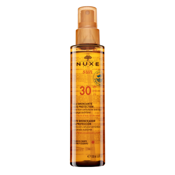 Nuxe Sun Huile Bronzante Haute Protection SPF30 spray sun protective oil for face and body 150 ml