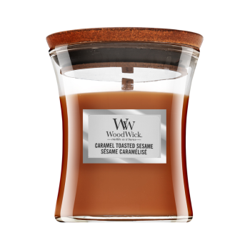 Woodwick Caramel Toasted Sesame vonná svíčka 85 g