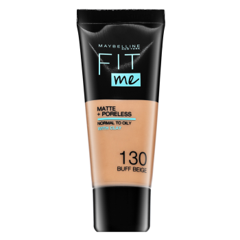 Maybelline Fit Me! Foundation Matte + Poreless tekući make-up s matirajućim učinkom 130 Buff Beige 30 ml