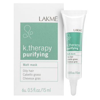 Lakmé K.Therapy Purifying Matt Mask Champú exfoliante Para cabello graso 6 x 15 ml