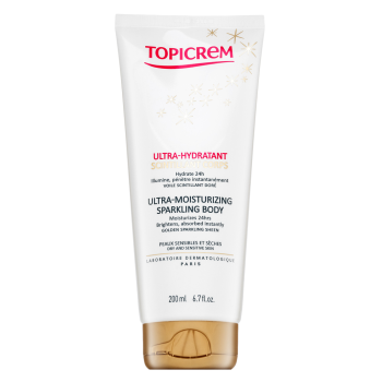 Topicrem Ultra-Moisturizing Sparkling Body moisturizing body lotion with glitters 200 ml