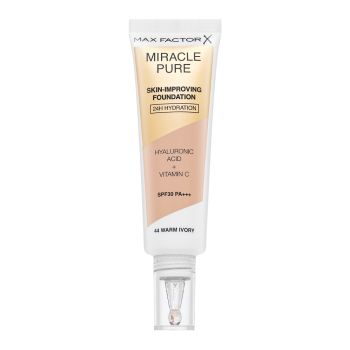 Max Factor Miracle Pure Skin-Improving Foundation langhoudende make-up met hydraterend effect 44 Warm Ivory 30 ml