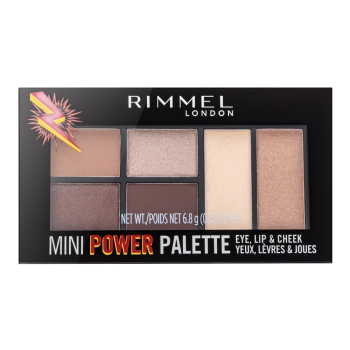 Rimmel London Mini Power Palette paleta sjenila 001 Fearless 6,8 g
