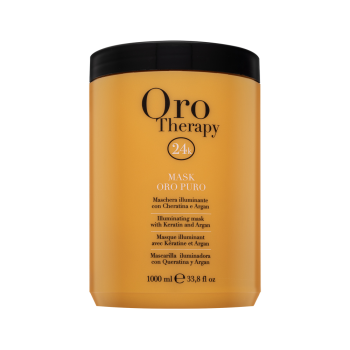 Fanola Oro Therapy Oro Puro Illuminating Mask odżywcza maska do włosów bez połysku DAMAGE BOX 1000 ml
