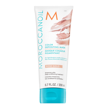 Moroccanoil Color Depositing Mask mască hrănitoare cu pigmenți colorați Rose Gold 200 ml