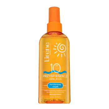 Lirene Sun Carotene Oil Tan Accelerator SPF10 napolaj arcra és testre 150 ml