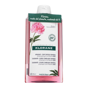 Klorane Organic Peony Soothing Shampoo Stärkungsshampoo für empfindliche Kopfhaut 400 ml