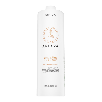 Kemon Actyva Disciplina Shampoo uhlazující šampon pro hrubé a nepoddajné vlasy 1000 ml