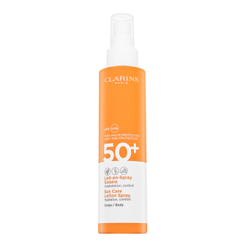Clarins Sun Care Body Lotion-in-Spray UVA/UVB 50+ napozótej SPF 50 150 ml