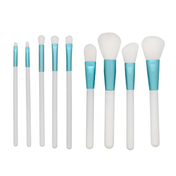 MIMO Makeup Brush Set White set de brochas 9 Pcs