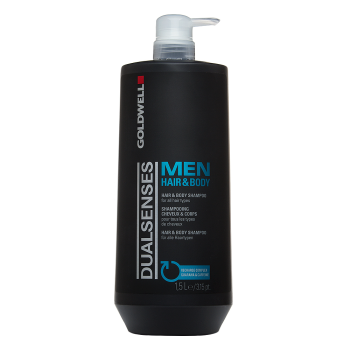 Goldwell Dualsenses For Men Hair & Body Shampoo Champú y gel de ducha 2 x 1 Para todo tipo de cabello 1500 ml