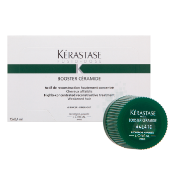 Kérastase Fusio-Dose Booster Céramide Reconstrutive Treatment tretman za kosu za oslabljenu kosu 15 x 0,4 ml