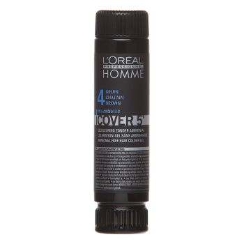 L´Oréal Professionnel Homme Cover 5 hajfesték No. 4 Medium Brown 3 x 50 ml