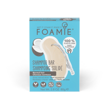 Foamie Shampoo Bar Barra de champú Para cabello normal Coconut Oil 80 g