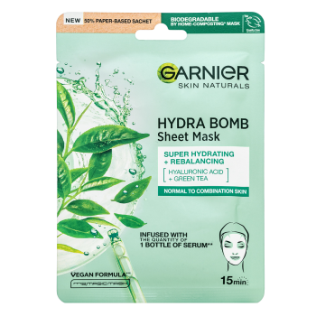 Garnier Skin Naturals Hydra Bomb Sheet Mask Reinigungsmaske Super Hydrating + Rebalancing 28 g