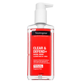 Neutrogena Clear & Defend+ tisztító gél Facial Wash 200 ml