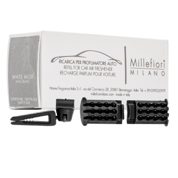 Millefiori Milano Icon Car Air Freshener White Musk