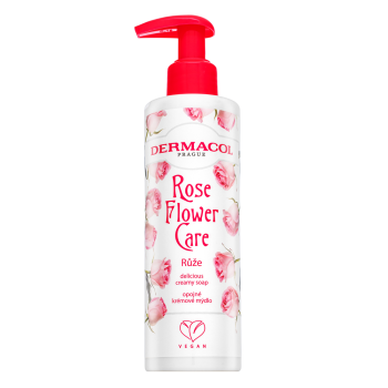 Dermacol Rose Flower Care tekuté mýdlo Delicious Creamy Soap 250 ml