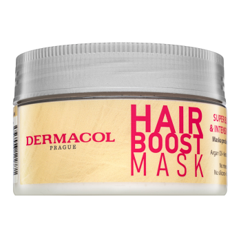 Dermacol Hair Boost Super Blonde & Intensive Care Mask Mascarilla capilar nutritiva Para cabello rubio 200 ml