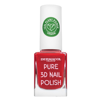 Dermacol Pure 3D Nail Polish lac de unghii 04 Poppy Red 11 ml