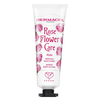 Dermacol Rose Flower Care cremă de mâini Delicious Hand Cream 30 ml