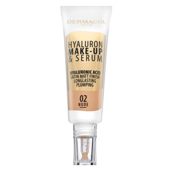Dermacol Hyaluron Make-up & Serum maquillaje con ácido hialurónico 02 Nude 25 g