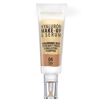 Dermacol Hyaluron Make-up & Serum make-up s kyselinou hyalurónovou 04 Tan 25 g