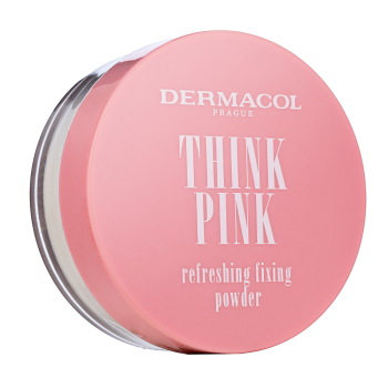 Dermacol Think Pink Refreshing Fixing Powder púder pre zjednotenú a rozjasnenú pleť 10 g