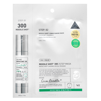 VT Cosmetics Reedle Shot 300 mască facială bifazică 2 Step Mask 1,5 g + 25 g