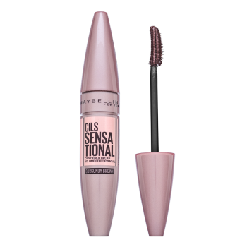 Maybelline Lash Sensational Full Fan Effect Mascara Wimperntusche für verlängerte und geschwungene Wimpern Burgundy Brown 9,5 g