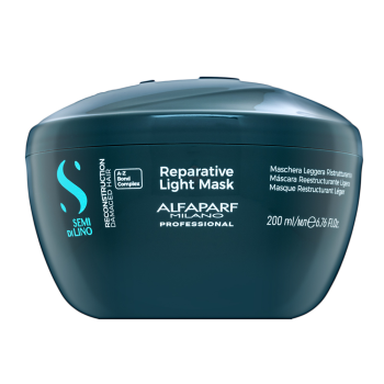 Alfaparf Milano Semi Di Lino Reconstruction Reparative Light Mask masker met regenererende Werking 200 ml