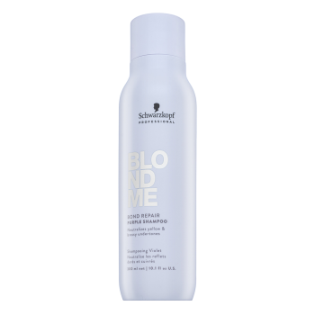 Schwarzkopf Professional BlondMe Bond Repair Purple Shampoo șampon nuanțator pentru neutralizarea nuanțelor de galben 300 ml