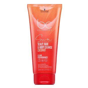 Schwarzkopf Professional BC Bonacure Sun Protect Scalp, Hair & Body Cleanse șampon și gel de duș 2 în 1 200 ml