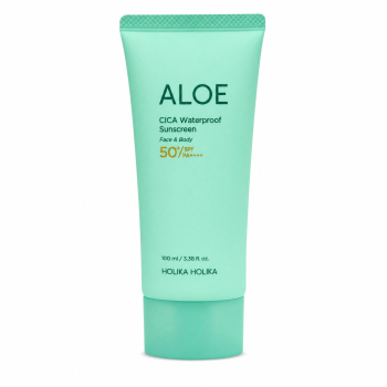 Holika Holika Aloe krém na opaľovanie CICA Waterproof Sunscreen SPF 50+/PA++++ 100 ml