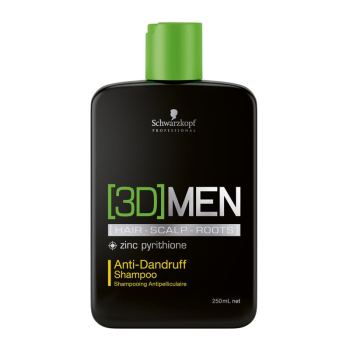 Schwarzkopf Professional 3DMEN Anti-Dandruff Shampoo Champú Contra la caspa 250 ml