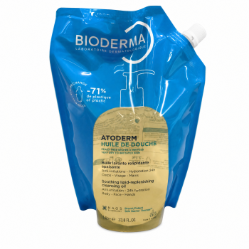 Bioderma Atoderm aceite-espuma limpiador Huile de Douche Refill 1000 ml