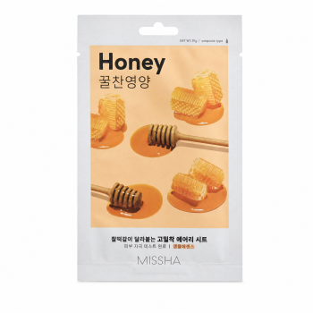 Missha Airy Fit plátýnková maska Sheet Mask Honey 19 g