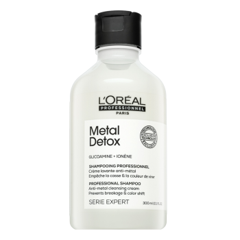 L´Oréal Professionnel Série Expert Metal Detox Professional Shampoo Anti-metal Cleasing Cream čisticí šampon pro lesk a ochranu barvených vlasů 300 ml