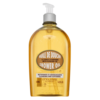 L'Occitane Amande Cleansing & Soothing Shower Oil sprchový olej pre ženy s hydratačným účinkom 500 ml