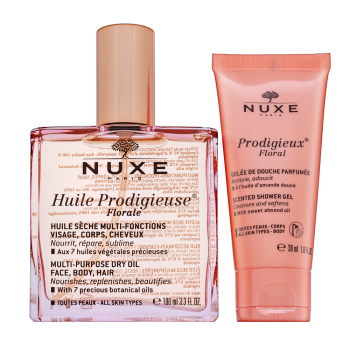 Nuxe Prodigieux Floral kit Multi-Purpose Dry Oil + Scented Shower Gel 100 ml + 30 ml