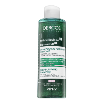 Vichy Dercos Anti-Dandruff Deep Purifying Shampoo Champú de limpieza profunda Contra la caspa 250 ml