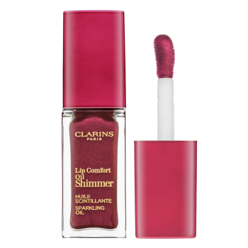 Clarins Lip Comfort Oil Shimmer olje za ustnice z bleščicami 03 Funky Raspberry 7 ml
