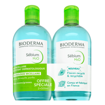Bioderma Sébium micelarna otopina H2O Purifying Cleansing Micelle Solution 2 x 500 ml