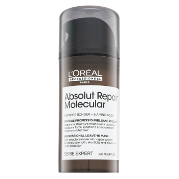 L´Oréal Professionnel Série Expert Absolut Repair Molecular Professional Leave-in Mask bezoplachová maska pro poškozené vlasy 100 ml