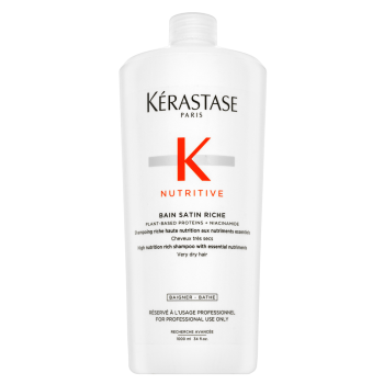 Kérastase Nutritive Bain Satin Riche șampon hrănitor pentru păr foarte uscat si deteriorat 1000 ml
