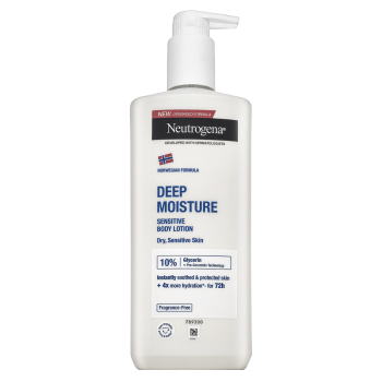 Neutrogena Deep Moisture leche corporal Sensitive Skin Body Lotion 400 ml