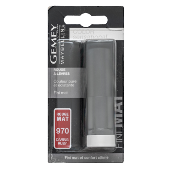 Maybelline Color Sensational Lipstick rtěnka pro matný efekt 970 Daring Ruby